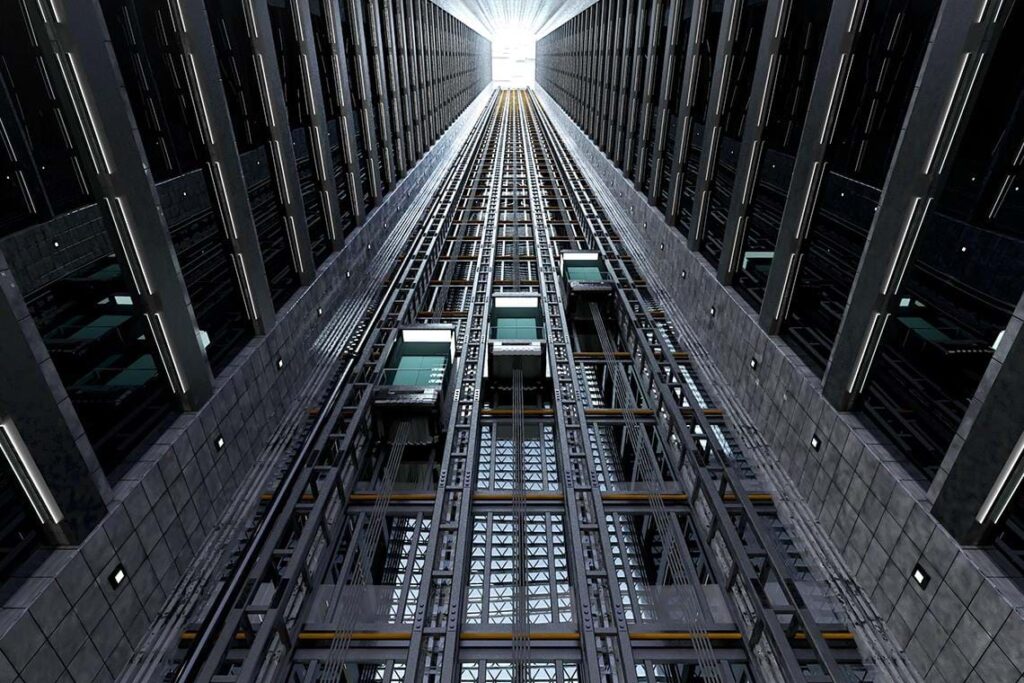 آسانسور هیدرولیک باری صنعتی