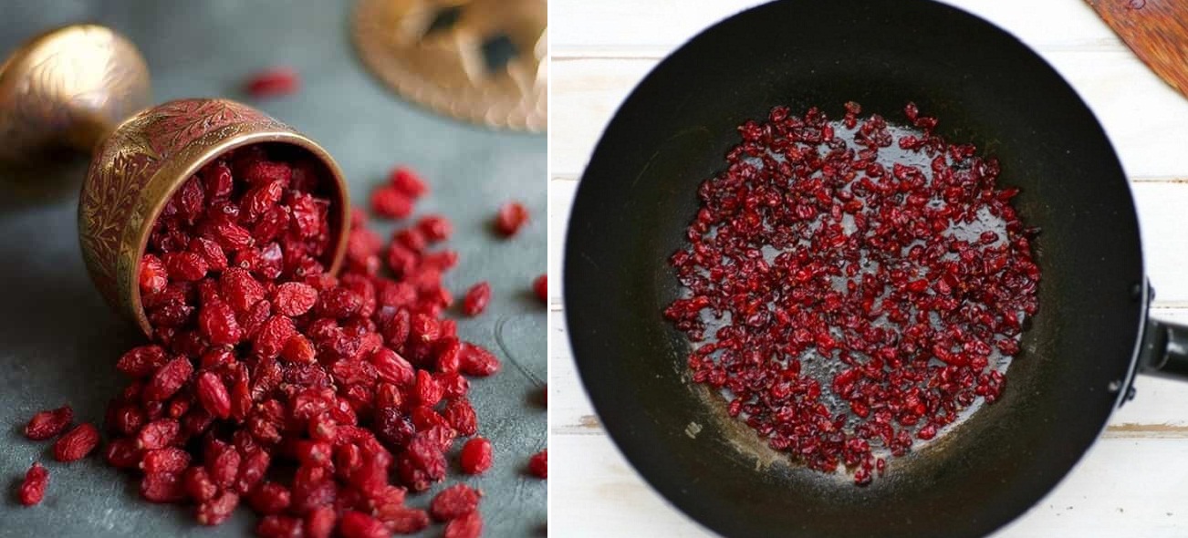 طرز تهیه زرشک پلو با مرغ مجلسی / 1 ادویه عالی برای گرفتن بوی زهم مرغ 7 طرز تهیه زرشک پلو با مرغ مجلسی
